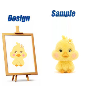 Mini portachiavi in peluche personalizzato piccolo gioco di Design speciale ricamato peluche peluche simpatico coniglietto - Product Image 4