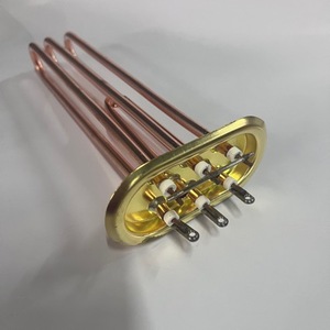 เครื่องทำน้ำอุ่น ฮีตเตอร์ไฟฟ้า ขนาดเส้นผ่านศูนย์กลางท่อ 12 มม. 380V สำหรับกาต้มน้ำไฟฟ้า สแตนเลส วัสดุคุณภาพสูง - Product Image 1
