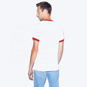 Camiseta Deportiva con Cuello en V para Hombre, 100% Algodón, Manga Corta, Transpirable, de Secado Rápido, para Correr, Gimnasio y Entrenamiento - Product Image 3
