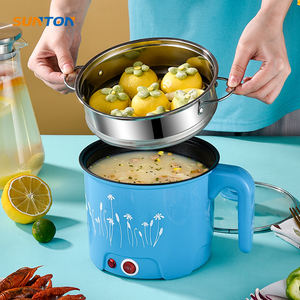 SUNTON factory wholesale kitchen dormitory <b>instant</b> noodle mini non-stick multipurpose electric cooking <b>pot</b> - Product Image 2