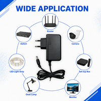 Alimentation électrique murale AC/DC 12V 2A 24W personnalisée OEM ODM avec prise US EU UK AU pour routeur, commutateur, moniteur, réseau