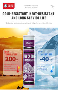 غراء سيليكون Guzhan-j8200 للأعمال الخشبية، مانع تسرب للنوافذ، لاصق زجاج مقاوم للماء شفاف وقوي للغاية للأبواب والنوافذ، صنع في الصين - Product Image 5