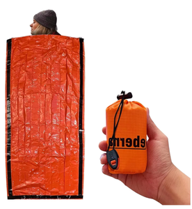 ถุงนอนฉุกเฉินน้ำหนักเบา กันน้ำ ชุดปฐมพยาบาลกลางแจ้ง กระเป๋าเป้กันน้ำแบบบีบอัด สำหรับเดินป่า ตั้งแคมป์ ชุดเครื่องนอน - Product Image 2