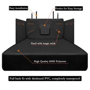 <span class=keywords><strong>Housse</strong></span> <span class=keywords><strong>de</strong></span> <span class=keywords><strong>coffre</strong></span> <span class=keywords><strong>de</strong></span> voiture Oxford pour <span class=keywords><strong>chien</strong></span>, 100% imperméable, anti-rayures, écologique, durable, antidérapante, imprimée, pour animaux <span class=keywords><strong>de</strong></span> compagnie - Product Image 2
