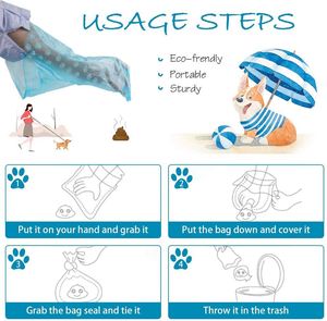 <b>Mini</b> Recycling Garbage Office Desk Small Trash Bags Disposable Waste Holder Can Liner Car Bathroom Kitchen Under Cabinet Pet Dog - Product Image 4