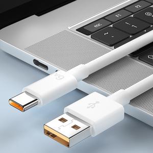 Vente en gros d'usine, câble de charge rapide en PVC 6A 1m pour téléphone portable iPhone/Huawei, câble de charge USB type C - Product Image 2