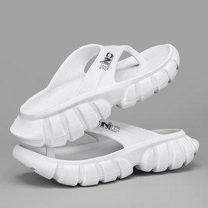 INC White EVA Outdoor Slippers Open Toe Cushioned Summer <b>Slide</b> Sandals - Product Image 3