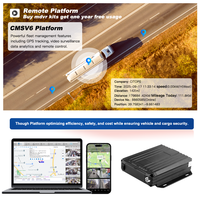 Système de sécurité pour véhicule à distance, enregistrement vidéo mobile DVR 4 canaux 1080P, suivi GPS 4G, WiFi, surveillance de camion 4CH