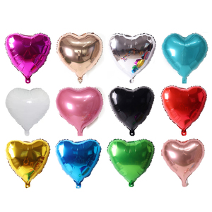Valentine's Day Big Giant Inflatable <strong>Helium</strong> Colorful 18 Inch Matte Mylar Foil Heart Shape <strong>Balloon</strong> for Valentine - Product Image 1