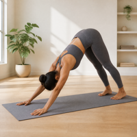 Matras Yoga Portabel Desain Baru Elastisitas Tinggi Langsung dari Pabrik, Perlengkapan Latihan Kekuatan Rumahan Profesional Studio Formfit