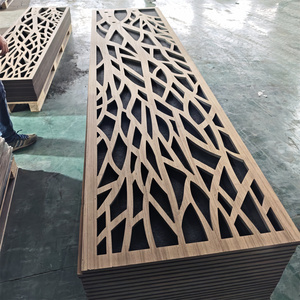Panneaux acoustiques en bois lamellé MDF écologiques à prix compétitif, absorption acoustique hautement efficace, couleur personnalisée - Product Image 1