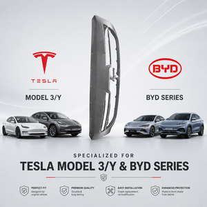 Protector de Parachoques con Diseño Acanalado Compatible con BYD Song 2022-2025, Resistente a Impactos, Escudo Aerodinámico de Refrigeración para Protección en Caminos de Grava - Product Image 2