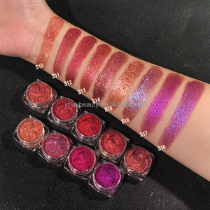 Benutzer definiertes Logo Mixed Metallic Glitter Lidschatten pulver Private Label Shimmer ing Mermaid Holo graphic Loose Pigments für Light Dark - Product Image 4