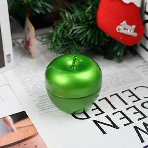 Bougie parfumée à la pomme XYT, rouge, verte, rose doré, décorations de Noël, parfum d'hiver, ensemble de bougies originales pour les fêtes - Product Image 3