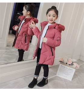 Chaud filles hiver coton-rembourré veste enfants mode manteau enfants manteau chaud doudoune vêtements pour enfants R0909 - Product Image 4