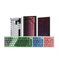 Clavier mécanique Esports K81 PBT à échange à chaud, le plus vendu, nouveau, tri-mode, rétroéclairage latéral RGB pour PC de bureau et gaming