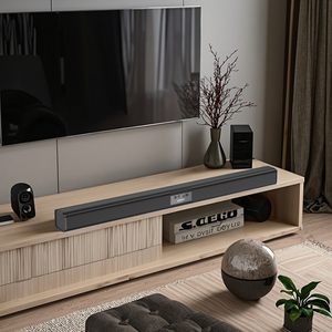 Soundbar Home Theater System Tv <strong>Pc</strong> Compatible 3.5Mm Aux Wired Wireless Surrounding <strong>Surround</strong> Stereo Soundbar <strong>Speaker</strong> Echo Wall - Product Image 1