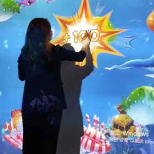 Offre Spéciale <span class=keywords><strong>en</strong></span> <span class=keywords><strong>ligne</strong></span> Enfants Multi Points 5*7m Interactive Wall Real Virtual 3D Indoor Immersive Game Interactive Projection Floor Games - Product Image 2