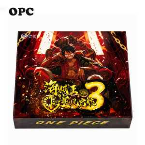 Vente en gros de cartes à collectionner <span class=keywords><strong>One</strong></span> <span class=keywords><strong>Piece</strong></span> OP05 Anime Luffy Chopper Franky, jeu de cartes, jouet pour enfants, cadeau amusant pour la famille, PTCG Senwell - Product Image 1