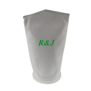 Hot selling the best quality 100 micron Non woven polyester fabric Liquid filter bag