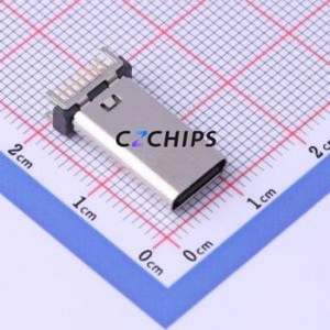 MC-118LD-H175 USB Connector Through hole Component (THT) Connector Type-C USB 3.1 Female Through Hole - Product Image 1