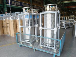 Recipiente de Gas Industrial Sanctum, Recipiente a Presión para Cilindros de Gas, 240 L, 1.37 Mpa, Dewar Criogénico para Líquidos LIN/<span class=keywords><strong>LOX</strong></span>/LAR/LCO2, Contenedor de Gas Licuado - Product Image 2
