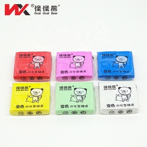 Gommes à animaux en <span class=keywords><strong>argile</strong></span> pour étudiants, gommes en plastique pour peinture, cadeau pour enfants, ensemble de papeterie scolaire, gomme à crayon - Product Image 4