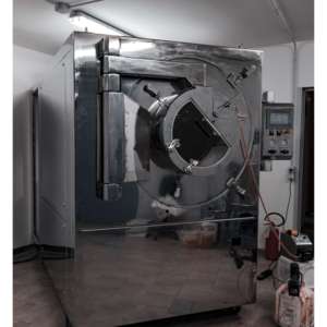 Máquina de Recubrimiento por Jet Coater AGM, Capacidad 150 Litros, para Calentamiento y Recubrimiento de Películas, Acero Inoxidable, 380V 5kW, Italia - Product Image 1