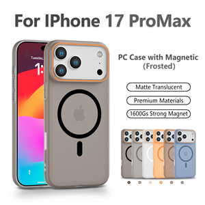 Funda Magnética para Teléfono de PC, Mate, Translúcida, Antihuellas, de Alta Calidad, para <span class=keywords><strong>iPhone</strong></span> 17 <span class=keywords><strong>Pro</strong></span> <span class=keywords><strong>Max</strong></span> 16 15 14 13 <span class=keywords><strong>12</strong></span> 11 - Product Image 1