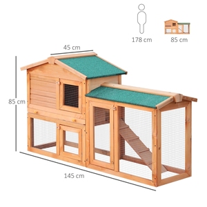 Nouveaux styles Petit Animal Habitat Plateau En Gros En Bois Pas Cher bébé Elevage lapin maisons pour animaux de compagnie clapier lapin cage - Product Image 2