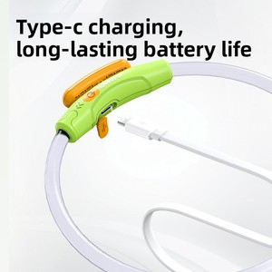 <span class=keywords><strong>Collar</strong></span> Luminoso Reflectante LED Recargable Ajustable de TPU para Perros y Gatos, Uso Nocturno - Product Image 5