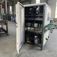 Machine de polissage automatique industrielle QJ pour le finissage des surfaces métalliques, haute sécurité, moteur de 7,5 kW, boîte de vitesses, moteur à engrenages