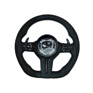 <span class=keywords><strong>Volant</strong></span> de sport universel en cuir avec construction en fibre de carbone et fonction de dégagement rapide pour la dérive - Product Image 1
