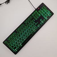Ensemble clavier et souris filaire multilingue personnalisé OEM d'usine Interface USB comprenant l'arabe, le russe, le français, l'espagnol et le portugais