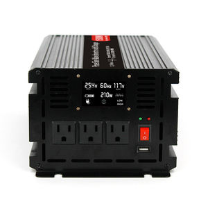 <span class=keywords><strong>Onduleur</strong></span> à onde sinusoïdale pure 1.5kw 1500W sortie 12V 110V 220V système arrière pour appareils ménagers chargeur de batterie ca construit - Product Image 4