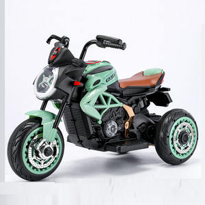 Penjualan langsung pabrik mainan elektrik anak-anak sepeda motor 6V baterai lampu LED kendali jarak jauh mobil berkendara untuk usia <span class=keywords><strong>2</strong></span>-4 tahun - Product Image 5