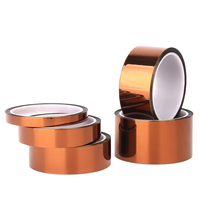 Ruban isolant en film de polyimide Kapton haute résistance Double fort pour masquer le ruban conducteur électrique de classe H fabriqué