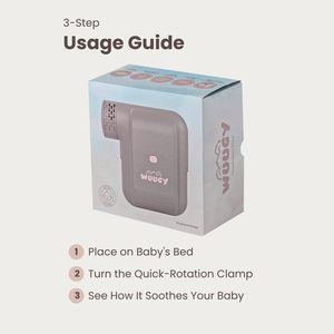 Dispositivo Portátil Wuugy para Calmar Bebés con Ruido Blanco y Purificación de Aire para Infantes, Diseño Unisex de Plástico - Product Image 5