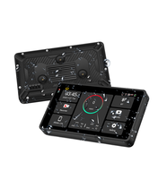 Dashcam moto Wi-Fi Carplay 5 pouces avec écran tactile IPS double objectif résolution 2K DVR