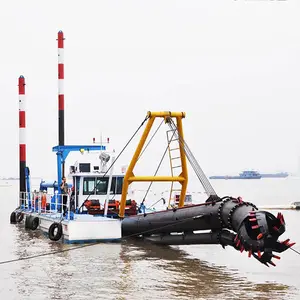 16 дюймов (2000cbm/ч) свайно-папильонажный земснаряд с роторным разрыхлителем стеловолокна/песок дноуглубительные машины используется в реке
