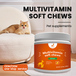 Integratori Multivitaminici Masticabili per Cani e Gatti con Minerali, Polvere di Krill, Proteine Elevate e Tacchino Biologico per il Supporto Immunitario - Product Image 3