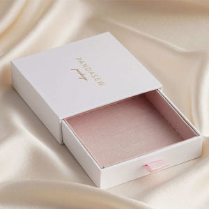 กล่องของขวัญแบบลิ้นชักเลื่อน ทำจากกระดาษแข็งแข็งแรง รีไซเคิล พิมพ์ลายตามสั่ง บุด้วยฟองน้ำ  พร้อมลายนูน  หรูหรา  วัสดุคราฟท์ - Product Image 3