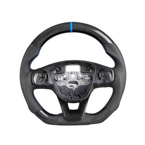 Volante Deportivo de Fibra de Carbono Personalizado con Pantalla LED para Ford Fusion Fiesta Mk7 Mk3 <span class=keywords><strong>Focus</strong></span> EcoBoost GT/<span class=keywords><strong>Shelby</strong></span> GT350 2016 - Product Image 4