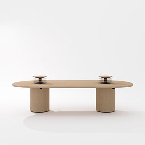 Table de réunion de forme ovale de luxe avec des <span class=keywords><strong>lignes</strong></span> essentielles et des formes <span class=keywords><strong>sinueuses</strong></span> - Product Image 4