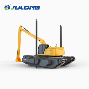 מחפר אמפיבי עם שלדת פונטון לעבודות שפת הנהר - Product Image 3