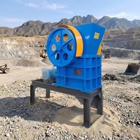 Concasseur à mâchoires portable à faible consommation d'énergie, petit concasseur de pierres pour le brisage du granit et du calcaire