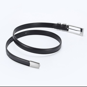 Cinturón de Cuero Genuino de Vaca de Grano Completo Negro con Hebilla de Aleación Vintage, Opción Personalizada, Accesorio de Moda para Hombre y Mujer - Product Image 4