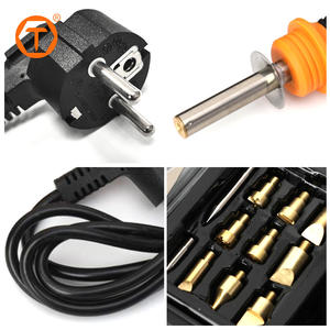 220 वी लकड़ी जलाने वाली पेन सोल्डरिंग आयरन टूल किट सेट - Product Image 2