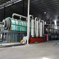 Système de pyrolyse continu de pneus usagés Jinpeng 30 tonnes, four rotatif, réacteur entièrement automatique, ligne de production d'huile combustible 24h/24, garantie 3 ans