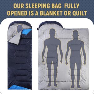 Woqi-saco de dormir de algodón para acampar al aire libre, saco de dormir con capucha para tienda - Product Image 6